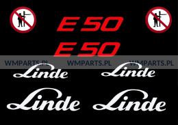 Zestaw naklejek piktogramów LINDE E50