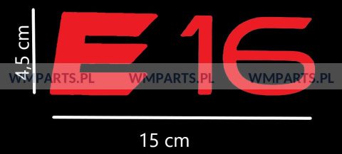 Zestaw naklejek piktogramów LINDE E16 EVO Zestaw naklejek piktogramów LINDE E16 EVO