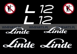 Zestaw naklejek piktogramów LINDE L12