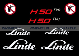Zestaw naklejek piktogramów LINDE H50 EVO
