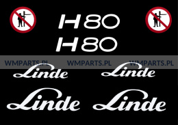Zestaw naklejek piktogramów LINDE H80