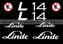 Zestaw naklejek piktogramów LINDE L14