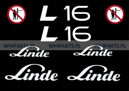 Zestaw naklejek piktogramów LINDE L16
