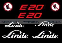 Zestaw naklejek piktogramów LINDE E20