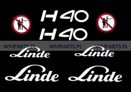 Zestaw naklejek piktogramów LINDE H40