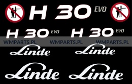 Zestaw naklejek piktogramów LINDE H30 EVO