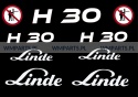 Zestaw naklejek piktogramów LINDE H30